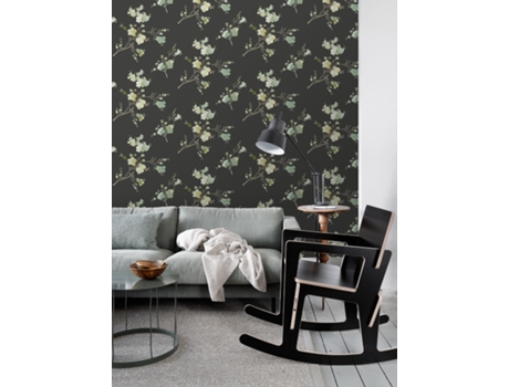 Papel de Parede ESTAHOME (0,53 x 10,05 m - Tecido - Multicor)