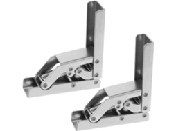 Toyandona 2 Dobradiças De Fechamento Suave Para Armários E Guarda Roupas, Aço Laminado A Frio Reforçado Com Amortecedor