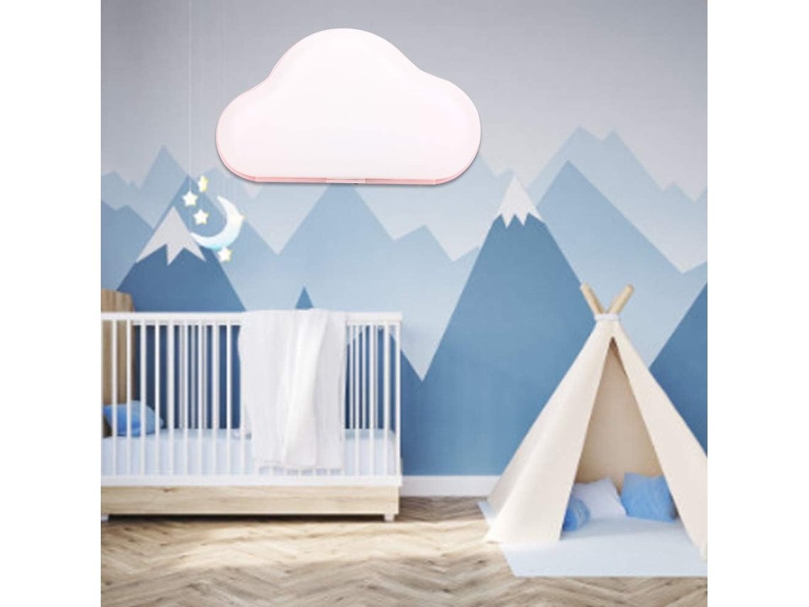 Mini Luminária Noturna Estink, Led Em Abs, 7 Modos De Cor,