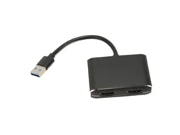Adaptador Usb 3.0 Para Dual Hd Multimídia Interface 1920x1080p 5gbps Usb C Splitter 2 Monitores Exibição Estendida Para Pc Laptop