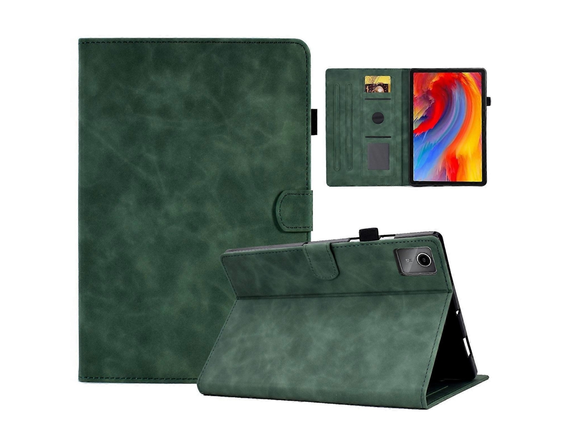 Capa De Couro Inteligente Com Relevo De Sorriso Para Tablet Lenovo Tab M11 / Xiaoxin Pad 11 2024
