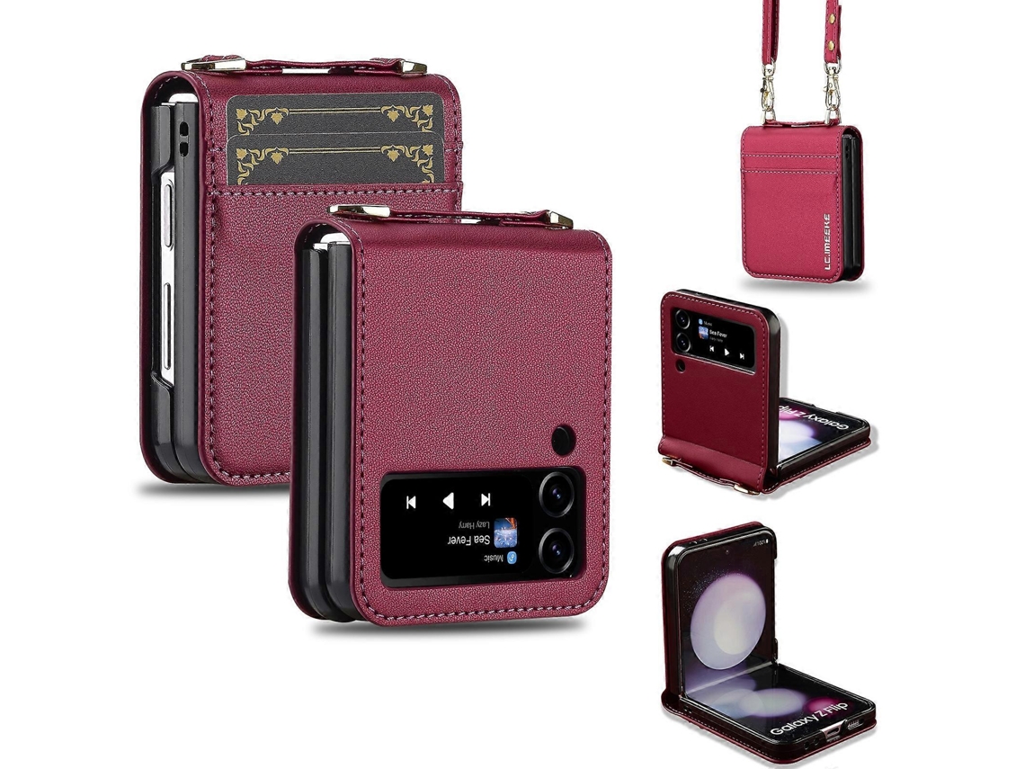 Capa Para Celular Lc.imeeke L1 Series Em Pu Fosco Com Textura Fina E Cordão