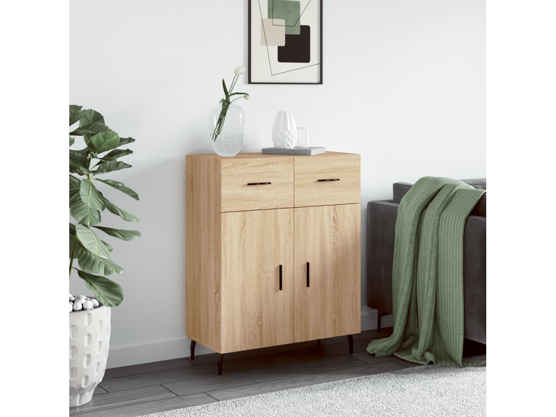 Sideboard, Sideboards Vidaxl Marrom Madeira Processada (n/a)