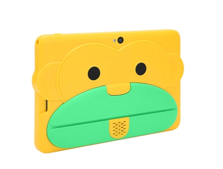 Tablet Infantil Macaco 7 Polegadas Amarelo Techkidz
