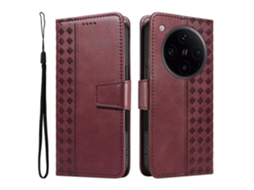 Capa De Couro Com Suporte E Alça Para Oppo Find X8 Pro 5g