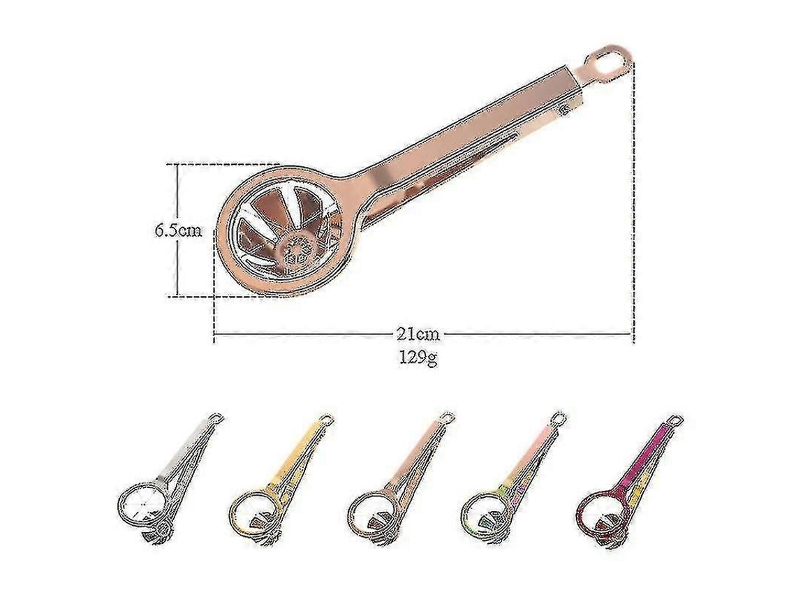 Cortador Hexagonal De Aço Inoxidável Para Ovos, Separador De Ovos Cozidos, Ferramenta De Cozinha Sofisticada Para Ovos Everley891