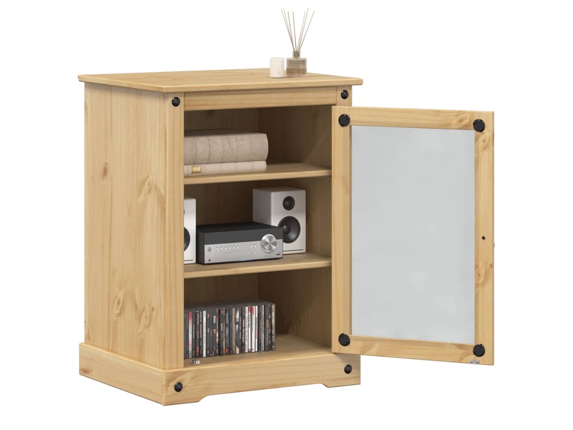 Vidaxl Móvel De Hifi Corona 60x50x82 Cm Madeira De Pinho Maciça