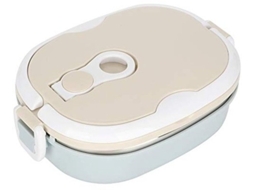 Caixa De Alimentos Isolada 1800ml - Aço Inoxidável - Portátil - Doble Baixo - Fechadura De Segurança - Válvula De Ventilação Permeável Ao Ar - Lanchei