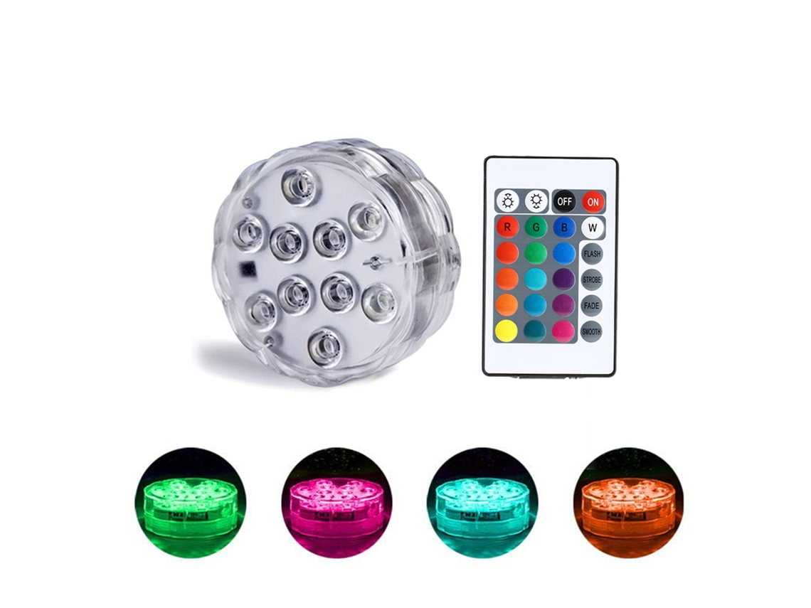 Luzes Led Subaquáticas À Prova De Água Controladas Por Controle Remoto Para Aquário, Banheira De Hidromassagem Other
