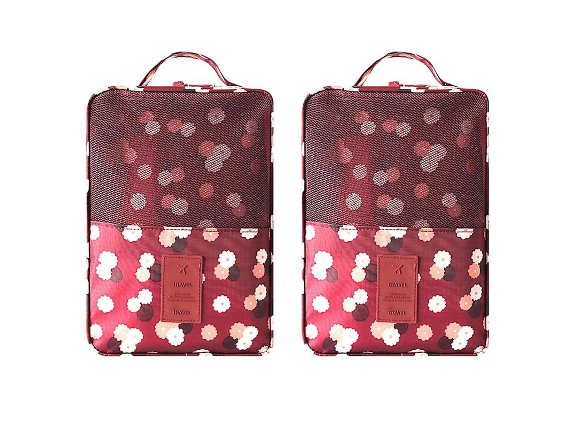 2 Unidades De Bolsa Portátil Para Sapatos