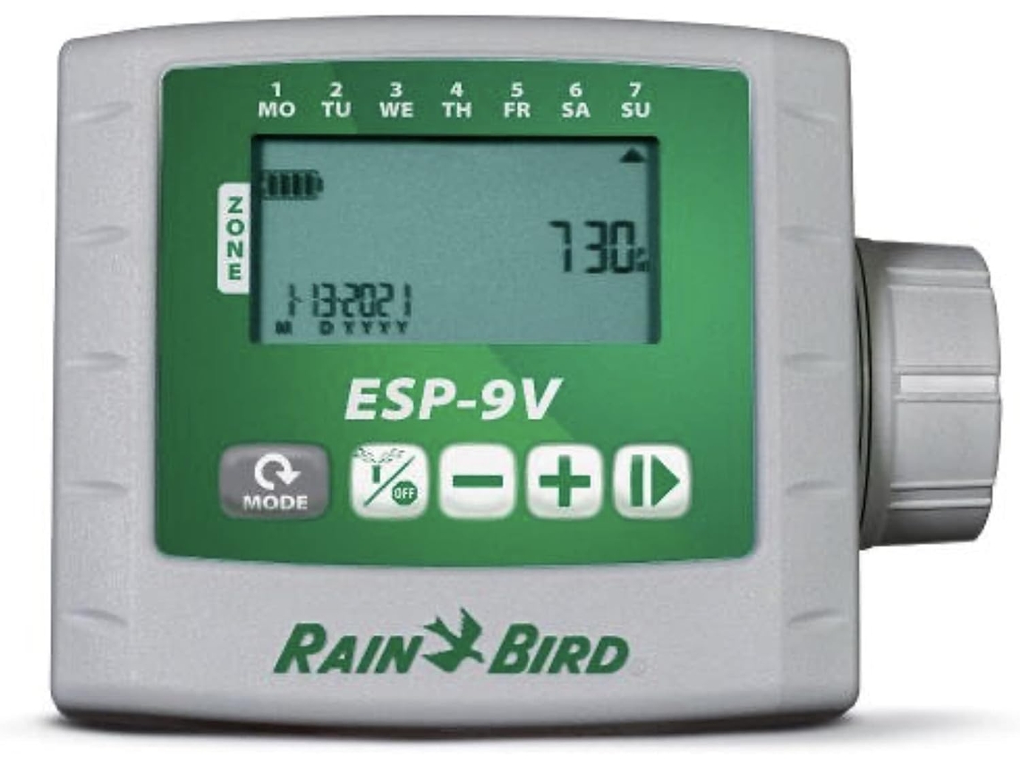 Rain Bird Controlador Esp-9v Programador De Rega De 4 Estações Cinzento