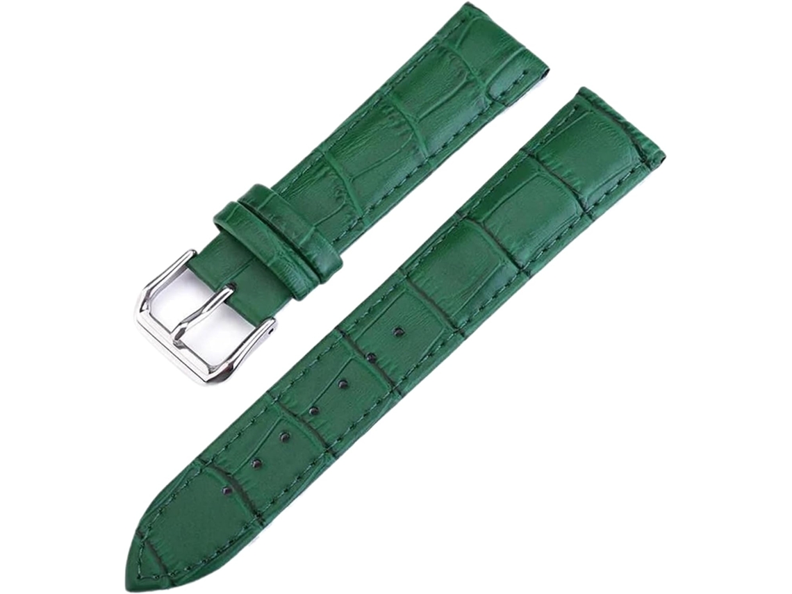 Pulseira para Relógio em de 24 Mm Couro Alta Qualidade Água Fivela Aço Inoxidável Durável