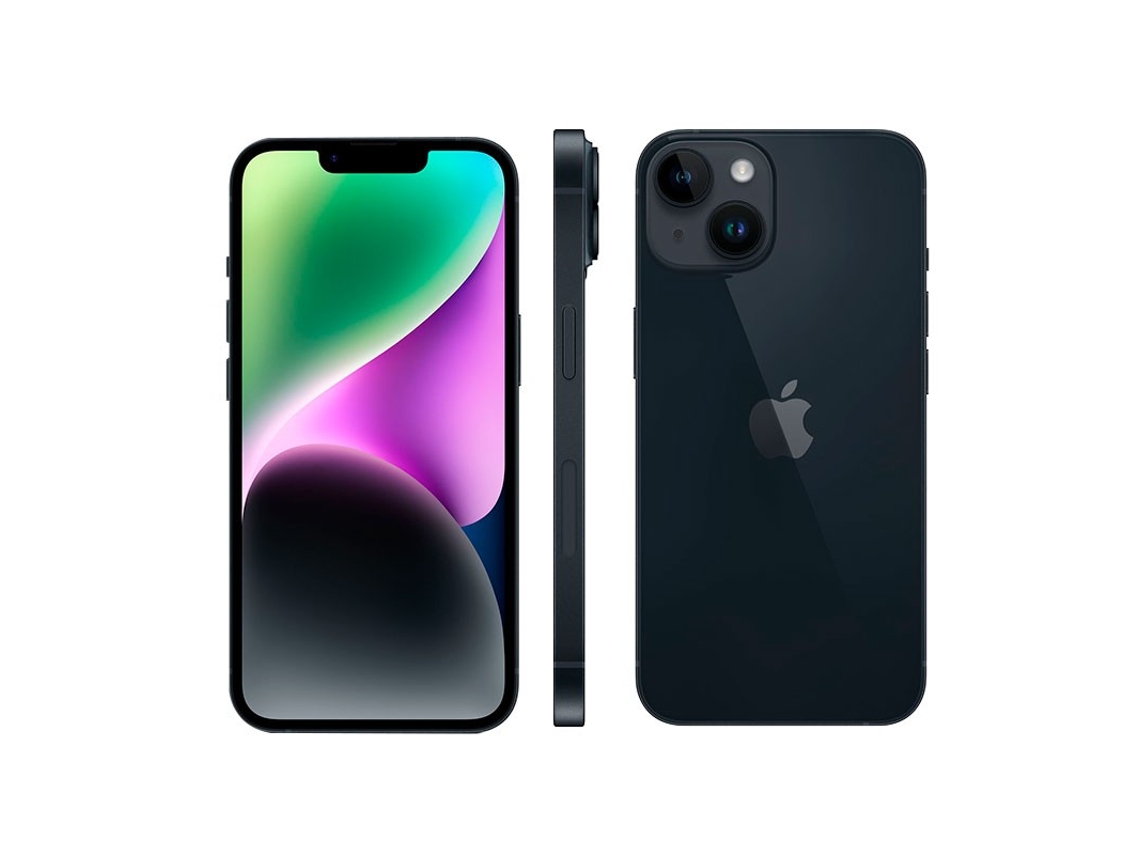 iPhone 14 APPLE (Recondicionado Como Novo - 6 GB - 128 GB - Preto)