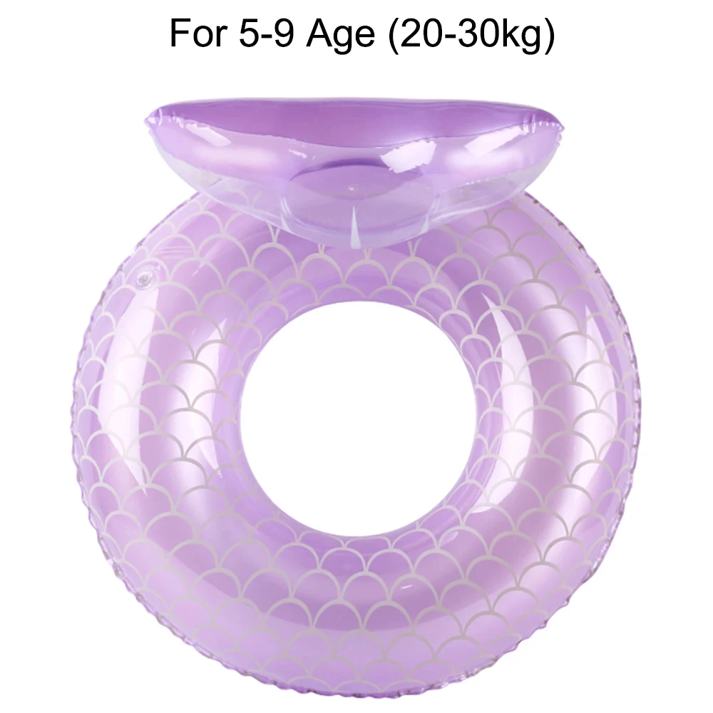 Boia Infantil Roxa Para Piscina, Boia De Sereia Para Bebê, Treinador De Natação Inteligente