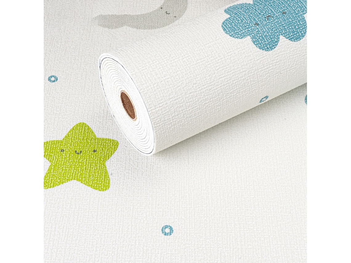 Papel De Parede Texturizado Com Adesivo Autoadesivo Para Quartos Papel De Parede Resistente À Água 50x280cm