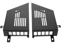 Conjunto de 2 caixas laterais em aço inoxidável para Jk Insert Portas