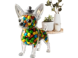 Potes De Doces Com Tampas Em Formato De Cachorro Recipiente Hermético Fofo Para Lanches Recipien Gokoco