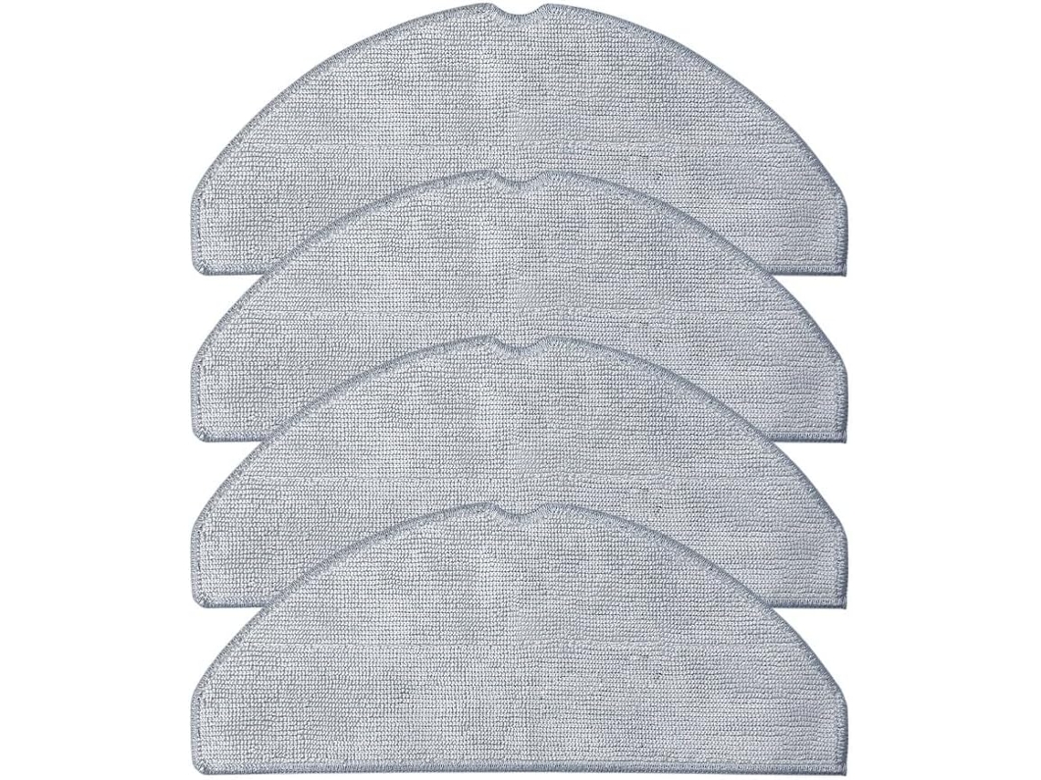 Robot Aspirapolvere Mop Pads, Microfibra Lavabile, Confezione Da 4