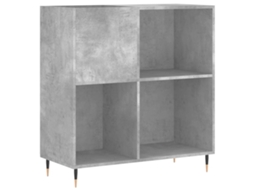 Record Cabinet, Record Cabinets Vidaxl Cinzeto Madeira Processada (n/a)