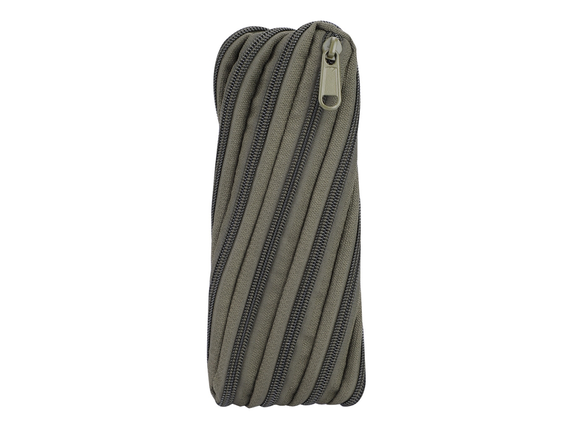 Bolsa portátil AQUAFORGE em nylon com zíper e cordão de emergência