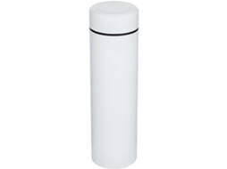Garrafa térmica de aço inoxidável com parede dupla de 450 ml com infusor de chá.