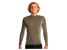 T-Shirt de Surf de Manga Comprida Chnnl Crssng Pddl Sries Verde Shurley