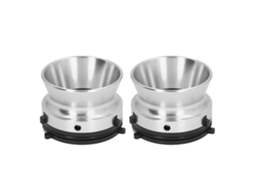 Aetheria 1 Par Adaptadores Hub Nab Alumínio Polido Abridor 10 Polegadas Universal para Studer Revox Akai Teac