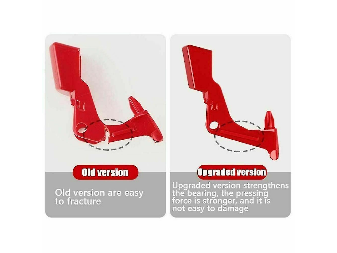 2pcs botão de alimentação de gatilho extra forte para Dyson V10 V11 varredor aspirador substituir (cor: vermelho) Jskee