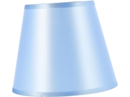 Abajur De Tecido Azul Para Luminária De Mesa, Acessório De Fácil Substituição.
