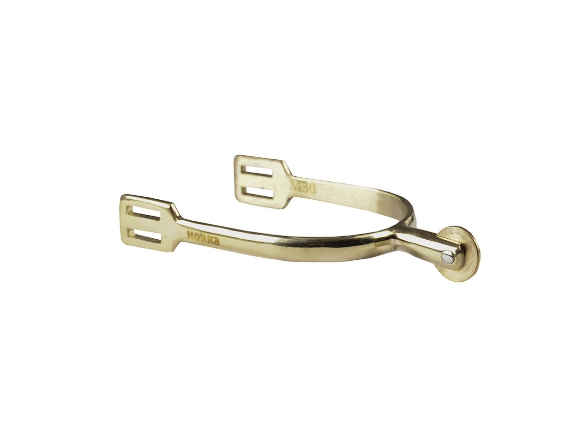 Esporas Solid Disk Rowel Dourado 30 Mmhorka