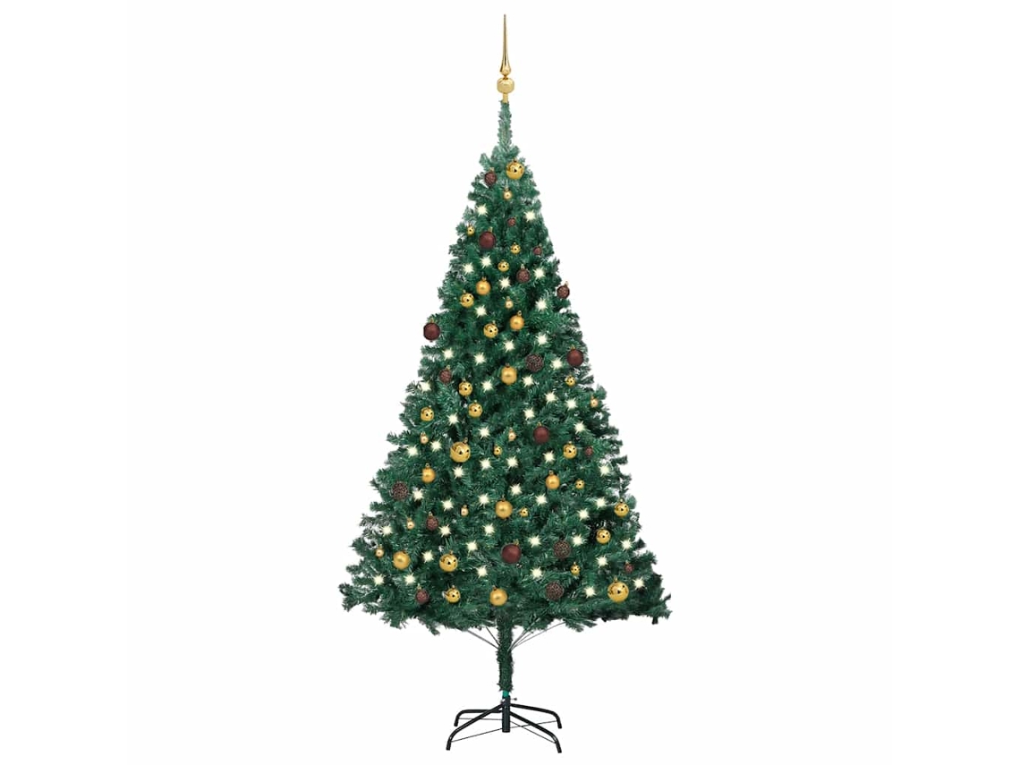 Artificial Christmas Tree, Artificial Christmas Trees Vidaxl Verde Pvc (210 Cm)
