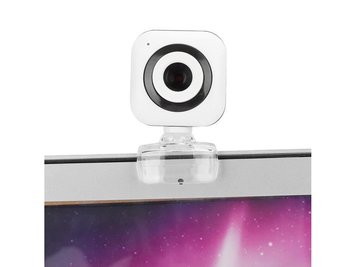 Câmera de Leitor de Câmera de Microfone Embutido HURRISE Webcam 480P Ajustável de 30 com Clipe Transparente para Computador Caixa