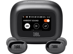 Auriculares Bluetooth True Wireless JBL LIVE BUDS 3 (In Ear - Microfone - Noise Cancelling - Preto)