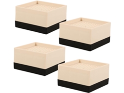 Conjunto De 4 Pés Móveis Antiderrapantes Para Cadeiras E Mesas, Sem Resina, Para Facilitar A Movimentação