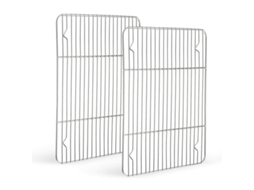 Conjunto de 2 prateleiras de resfriamento em aço inox para forno, assar, cozinhar, grelhar | S/MARCA