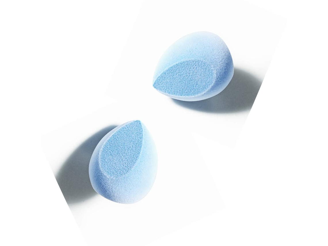 Esponja De Veludo Microfibra Para Maquiagem, Sem Látex, Tecnologia De Dupla Camada, Aplicador De Maquiagem Impecável Para Bases, Pós E Cremes, Ferrame