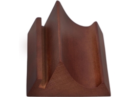Suporte de Mesa para Celular em Madeira Natural Alipis, Base Versátil e Estável Calendário Cartões, Compacto P