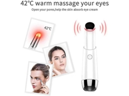 Varinha Eye Massager, Varinha Electric Ionic Facial Eye Massager Com 42 Aquecedores, Recarregável USB, Removedor de Círculos