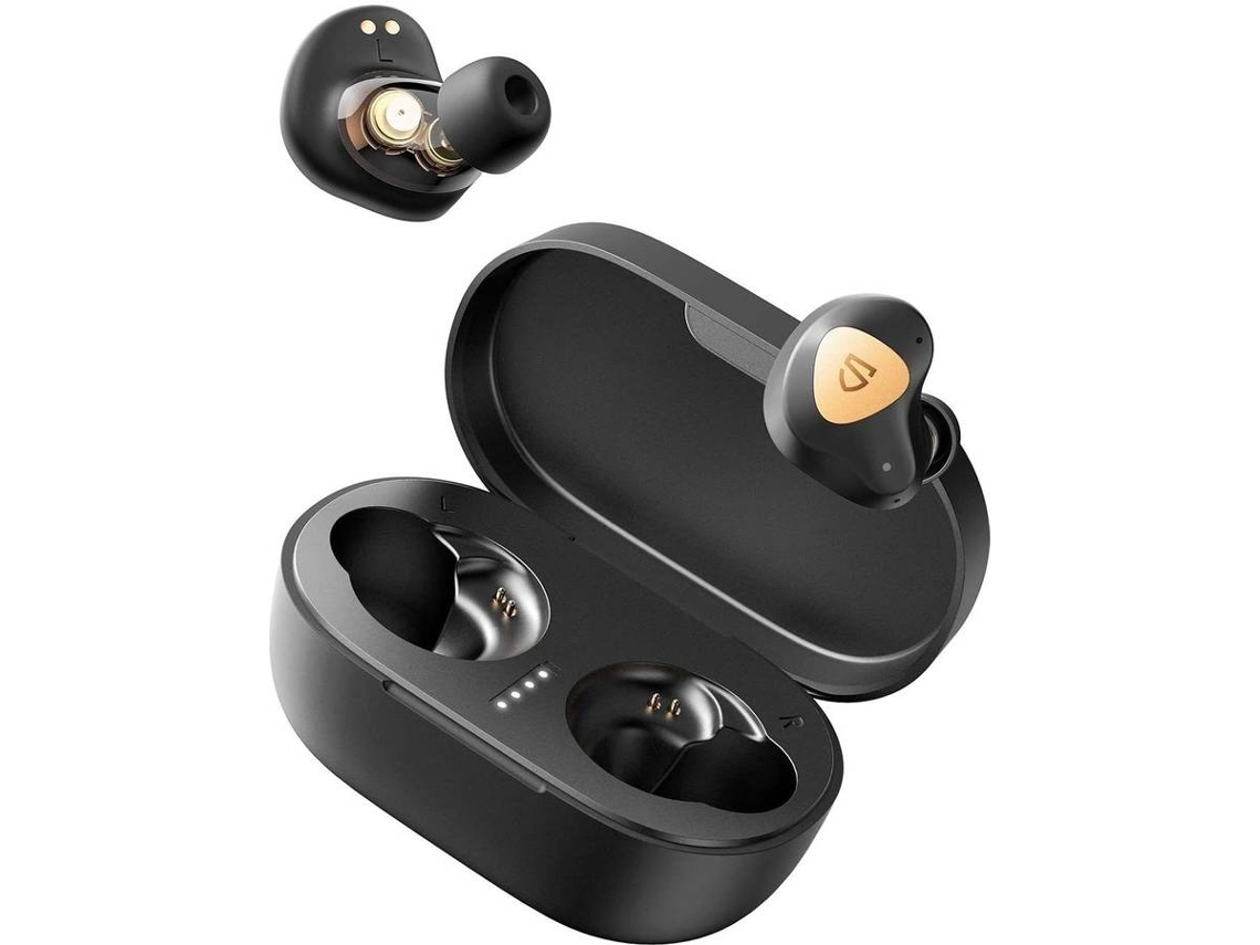 Auriculares Bluetooth True Wireless ENZONS Wireless com Dual Dynamic Drivers 30 Horas de Reprodução Touch Control com Dual Mic Stereo Sound In-Ear Hea
