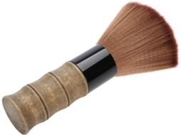 Escova De Cabelo Para Limpeza Capilar, Espanador Para Pescoço E Rosto, Fibra Macia, Para Salão De Cabeleireiro, Escova