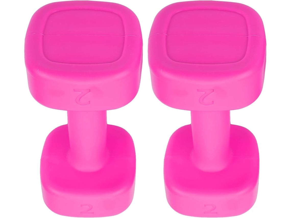 Conjunto de halteres SFUSHOS, 4 lbs, antiderrapante, para treino