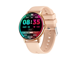 Relógio Inteligente SHAH ARPAN Cy500 Tela Amoled Nfc Monitoramento de Frequência Cardíaca e Oxigênio no Sangue Ouro