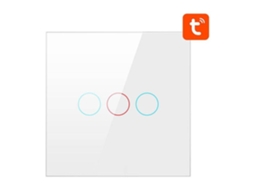 Interrutor Inteligente Avatto Zts02 Eu W3 Zigbee 3 Vias Branco