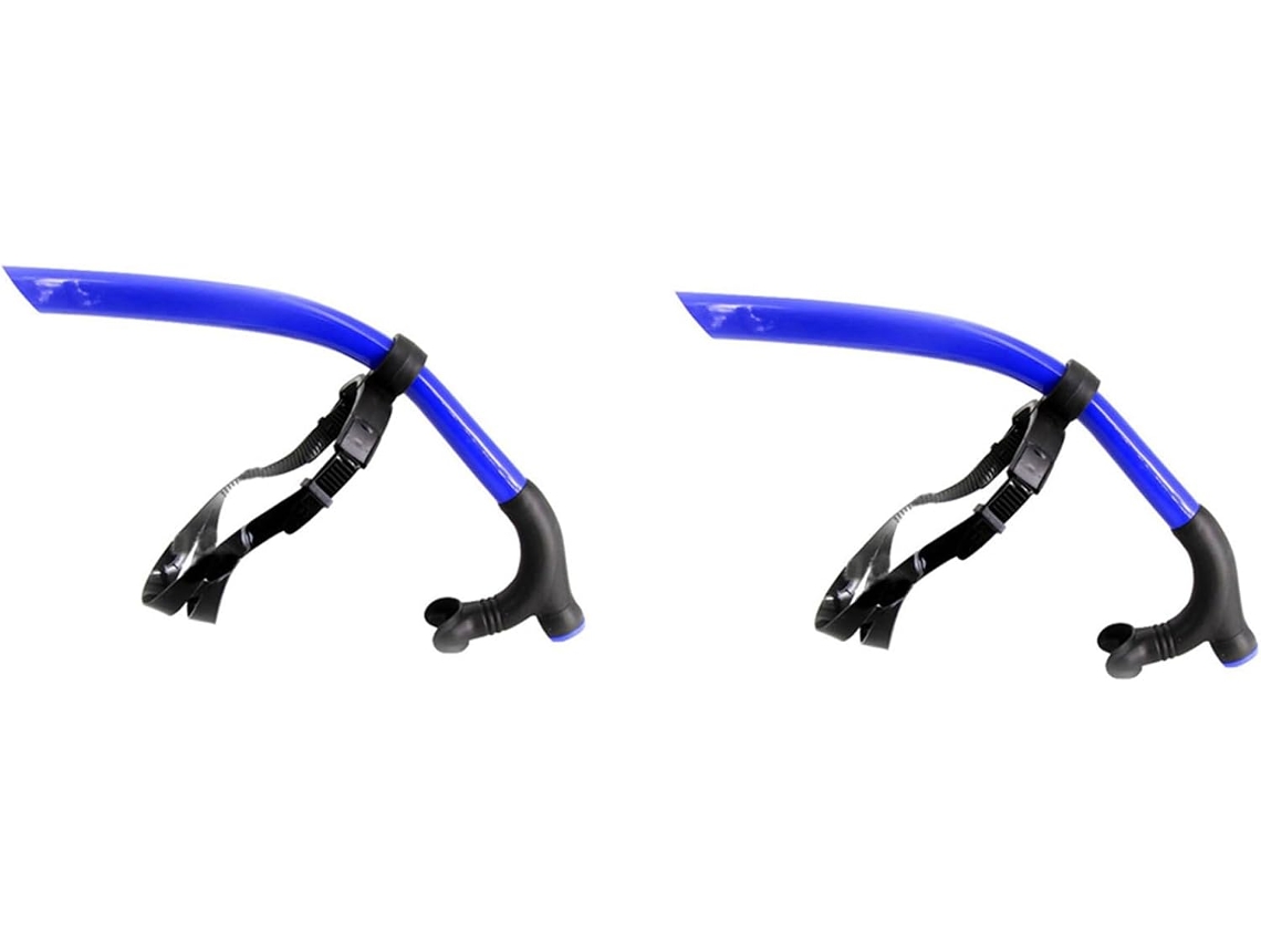 2 Tubos de Respiração de Silicone para Natação, Treinamento de Mergulho e Apneia para Adultos SFUSHOS