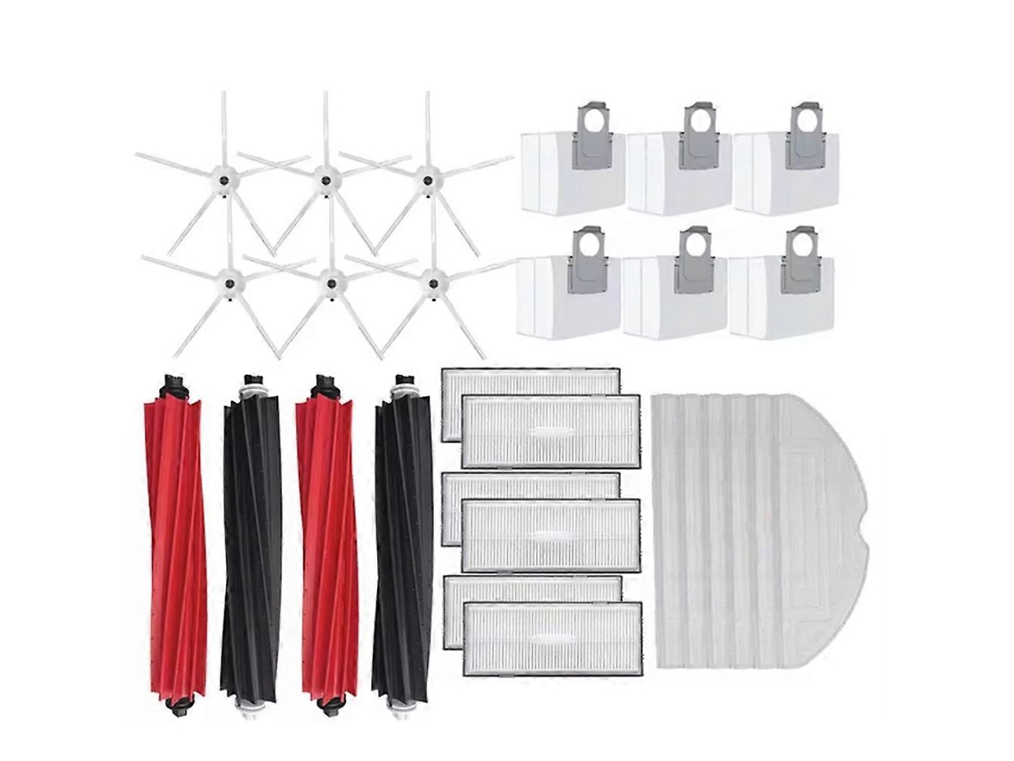 Acessórios Para Aspirador Robô Roborock S8 S8+: Escova Lateral Principal, Esfregão, Filtro Hepa, Saco De Pó, Escova Rotativa De Limpeza