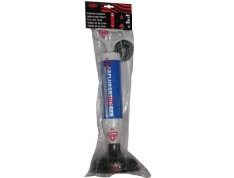 Bomba Desbloqueadora 5 Ventosas Heva Wc Especial E Bueiro Diâmetros 7 A 15 Cm Azul, Branco E Preto