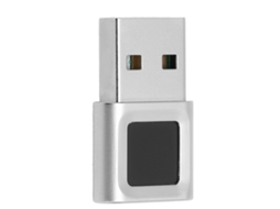 Leitor de impressão digital USB com luz dourada (correspondência rápida, alta sensibilidade)