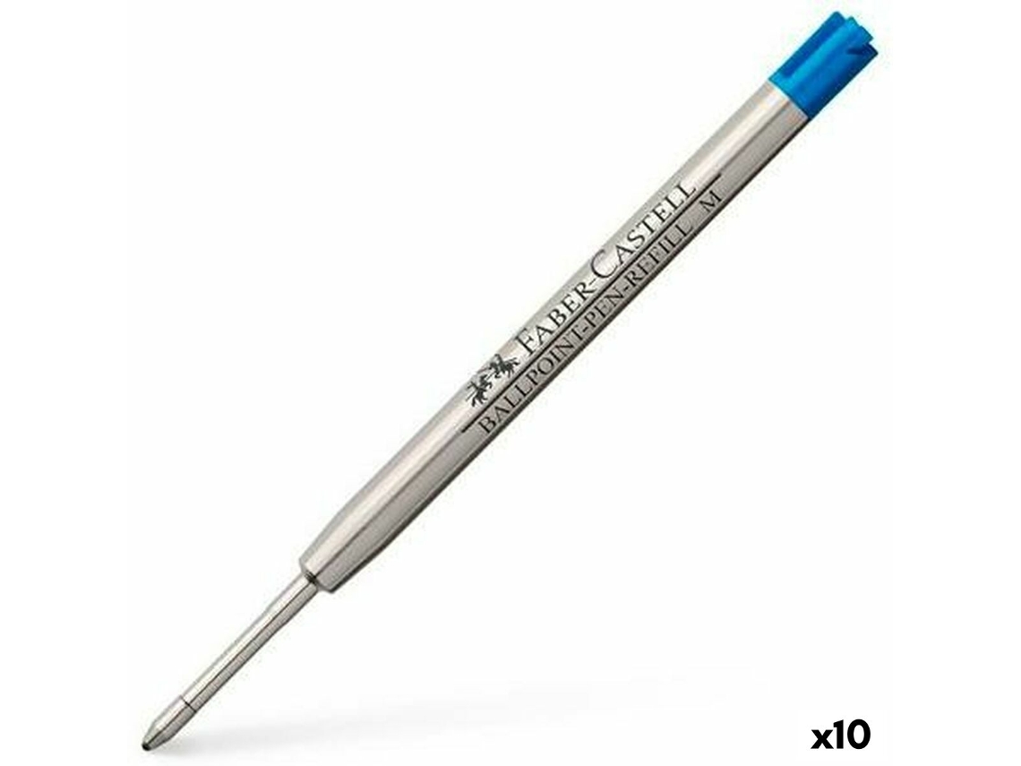 Peças Sobresselentes FABER-CASTELL 148741 Caneta Azul 10 Unidades