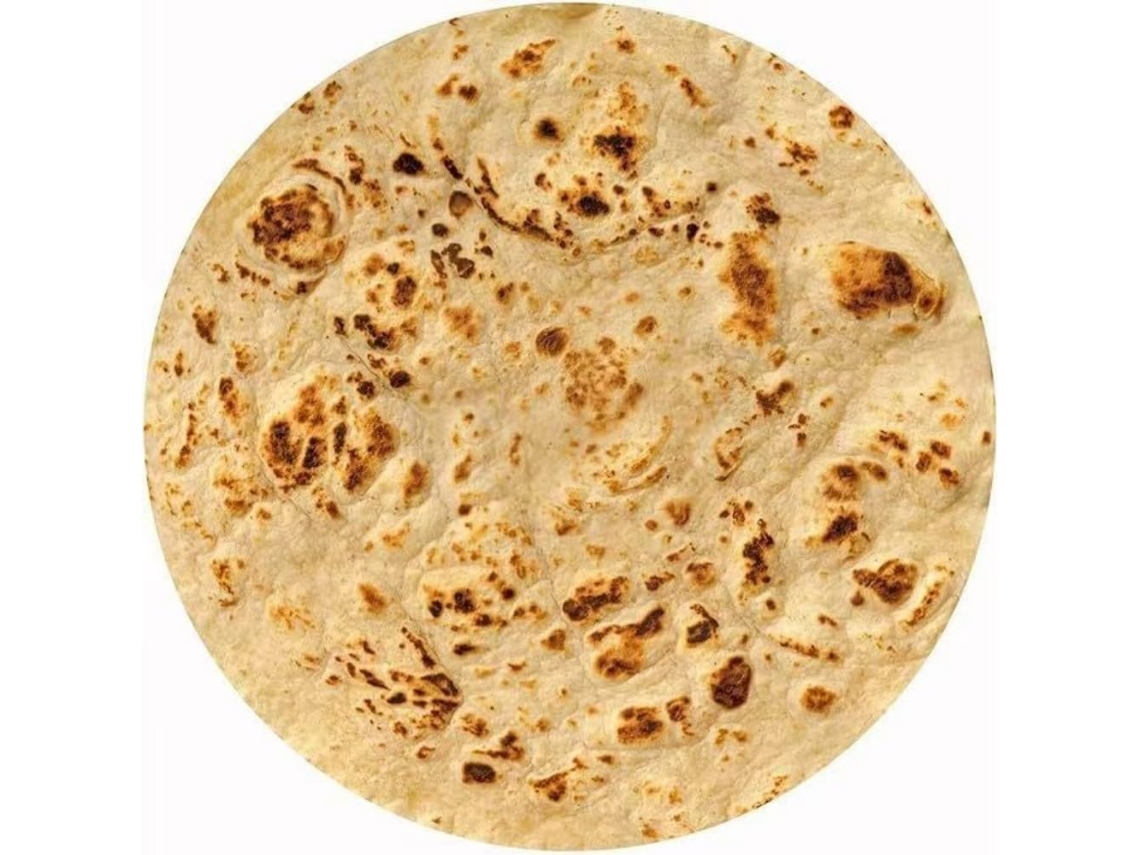 Manta Gigante Dupla Face Syjym em Formato de Tortilla/burrito Feita com Tecido Inovador Ideal para Cama Refeiç
