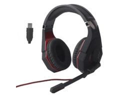 Fone De Ouvido Gamer Com Fio Sobre-orelha Usb Com Microfone Para Acessório De Computador Pc